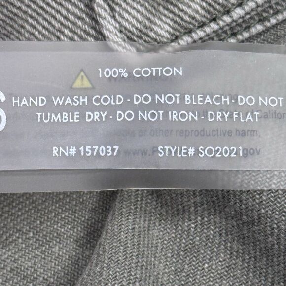 Salty Denim Jacket Womens O/S One Size Weathered Sage Green Inside Pockets - Picture 5 of 5